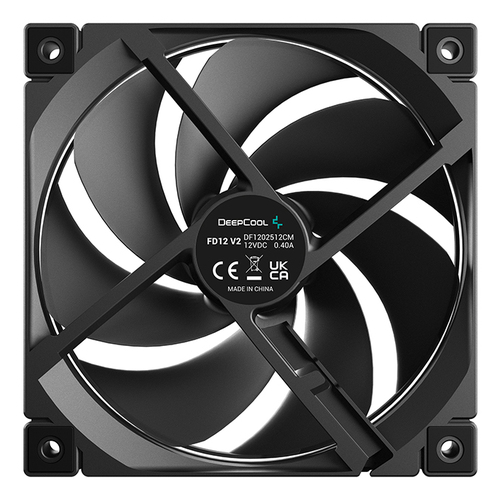 DeepCool FD12 V2 Computer behuizing Ventilator 12 cm Zwart 4 stuk(s), afbeelding 4