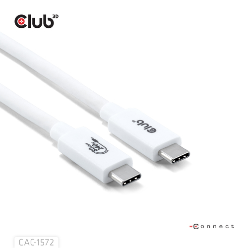 Club 3D USB-C 80Gbps Certified 240W 8k 240Hz kabel, afbeelding 6