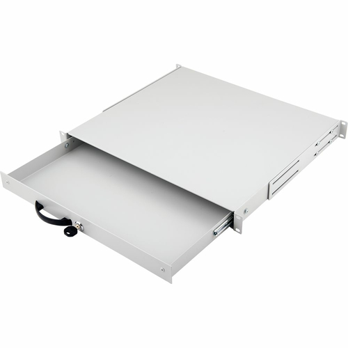 Product image: Equip Lockable Drawer 19', 1U, RAL7035 Grey