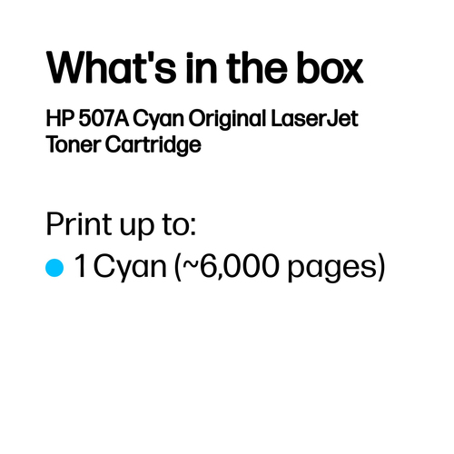 HP 507A Cyan Original LaserJet Toner Cartridge (CE401A) - image 3
