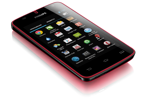 Philips CTW536RED/00 smartphone Android 4.0