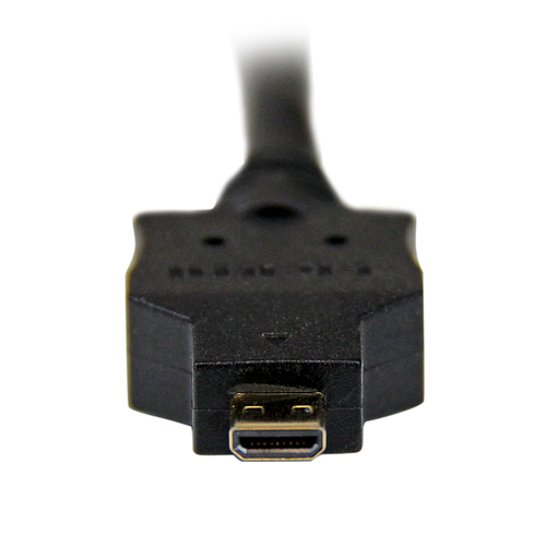 StarTech.com Cable de 2m Adaptador Conversor Micro HDMI a DVI-D para Tablet y Teléfono Móvil - Convertidor de Vídeo para Dispositivos Micro HDMI Tipo D a DVI-D Monoenlace