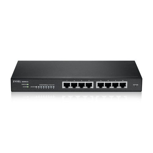 Zyxel GS1915-8 Управляемый L2 Gigabit Ethernet (10/100/1000) Черный