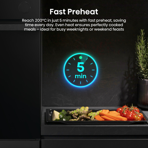 Hisense Hi4 BlackLine BSA66226ADBGUK Built In Electric Single Steam Oven - Black – image 8