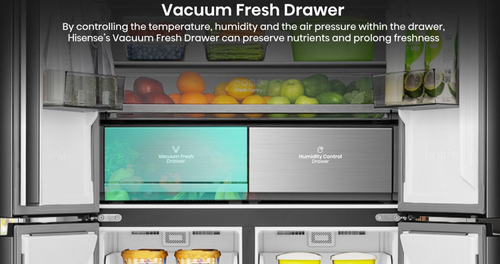 Hisense RQ5P605NSVE side-by-side refrigerator Freestanding – image 8