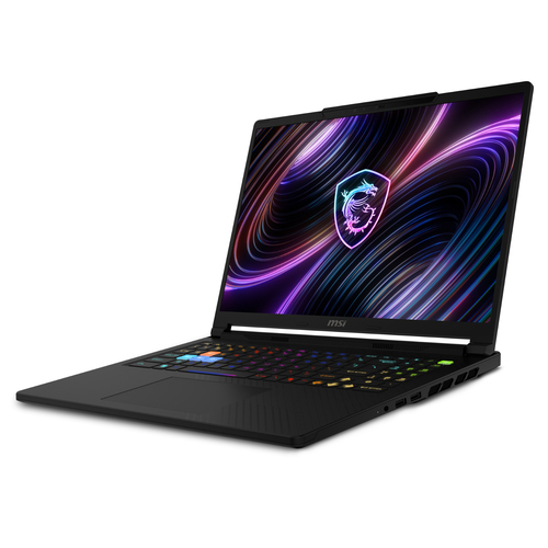 MSI Raider A16 HX B8WH-013IT AMD Ryzen™ 9 8940HX Ноутбук 40,6 cm (16") Quad HD+ 32 GB DDR5-SDRAM 1 TB Твердотельный накопитель (SSD) NVIDIA® GeForce RTX™ 5070 Ti Laptop GPU Wi-Fi 7 (802.11be) Windows 11 Home Черный