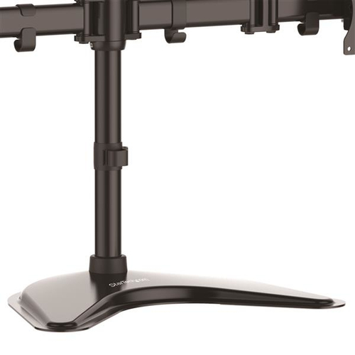 StarTech.com Quad Monitor Stand - Articulating - Supports Monitors to 27 - Adjustable VESA Four Monitor Stand for 4 Screen Setup - Steel - Black (ARMBARQUAD) Stativ 4 skærme 13-27 – billede 4