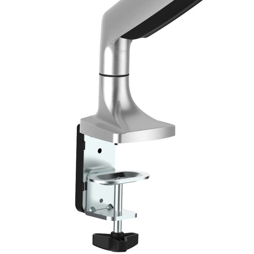 StarTech.com Desk Mount Monitor Arm, Heavy Duty Ergonomic VESA Monitor Arm, Single Display up to 9kg, Full Motion, Height Adjustable, Articulating, Aluminum, C-Clamp/Grommet, Silver - Small Footprint Design Monteringssæt LCD display 12-34 – billede 2