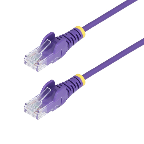 STARTECH 15m Purple Slim CAT6 Cable