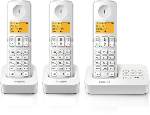 Philips D2153W/38 telephone DECT telephone Caller ID White – image 2