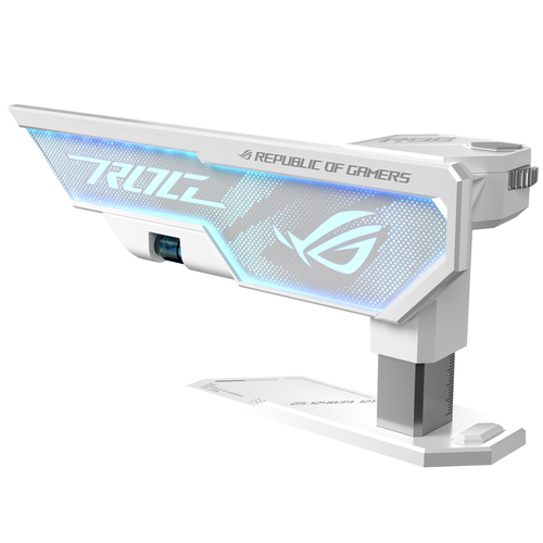 Zub Asus XH01 ROG HERCULX GRAPHICS CARD HOLDER WH WHITE, RGB, afbeelding 3