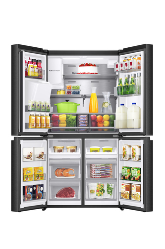 Hisense RQ600P5SBE PureFlex American Fridge Freezer - E Rated - Black Steel – image 3