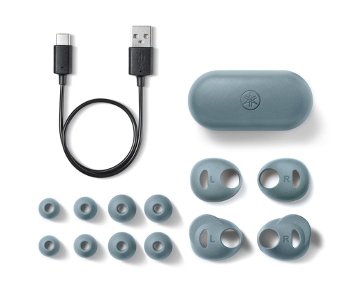 Yamaha TW-E3ABU headphones/headset True Wireless Stereo (TWS) In-ear Calls/Music Bluetooth Blue – image 4