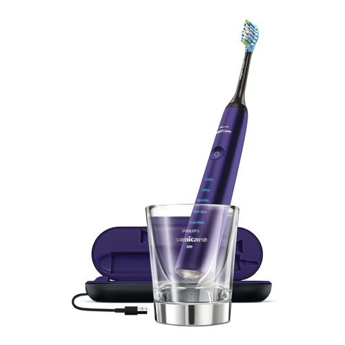 Philips Sonicare DiamondClean HX9379/89 electric toothbrush Adult Sonic toothbrush Black, Purple