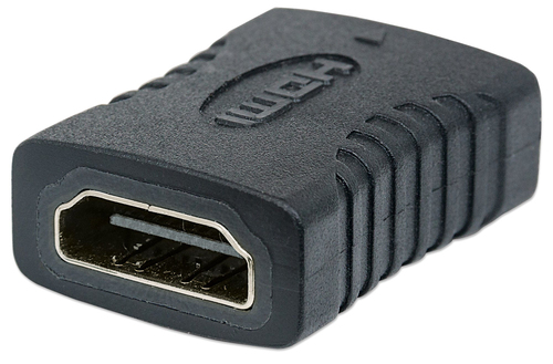 Manhattan Acoplador/conector HDMI recto, 4K@60 Hz, apto para TODOS los usos 4K y 1080p/HD, une 2 cables HDMI de hasta 5 m por lado, hembra/hembra, negro, Ultra HD 4K×2K, garantía de por vida, equivalente a GCHDMIFF imagen 3