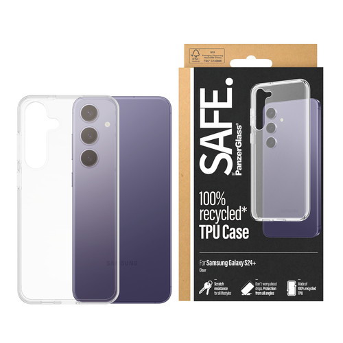 PanzerGlass SAFE. by PanzerGlass® TPU Case Samsung Galaxy S24+ | Transparent – image 2