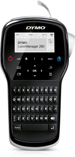 RECHARGEABLE HANDHELD LABEL MAKER WITH PC OR MAC CONNECTION - 1 YEAR WARRANTY