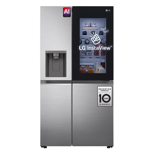 LG InstaView GSXV80PZLE side-by-side refrigerator Freestanding – image 2
