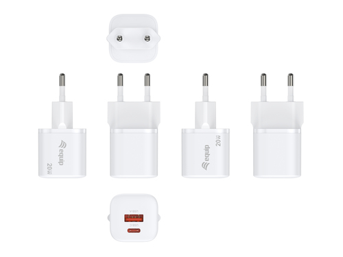 Equip 2-Port 20W GaN USB PD Charger, USB-C x 1, USB-A x 1 – image 9