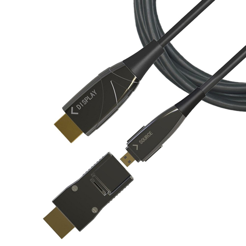 TECHLY Micro HDMI 4K 60Hz AOC LWL Kabel 100m