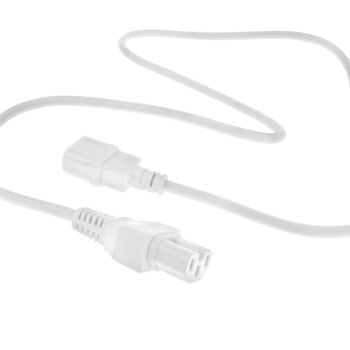 ACT Netsnoer C14 - C15 wit 2.5 m, afbeelding 2