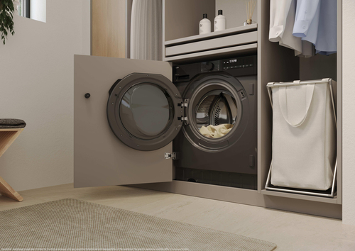 Haier Series 6 BHA6S696M6DB9R80 Wifi Connected Integrated 9Kg/6Kg Washer Dryer with 1600 rpm - Graphite - D Rated [Wash&Dry], A Rated [Wash Only], Silver - image 5