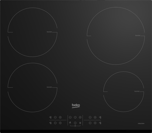 Beko HII 64202 MTB варочная поверхность Черный Встроенный 60 cm Плита с зонами индукции 4 зона(ы)