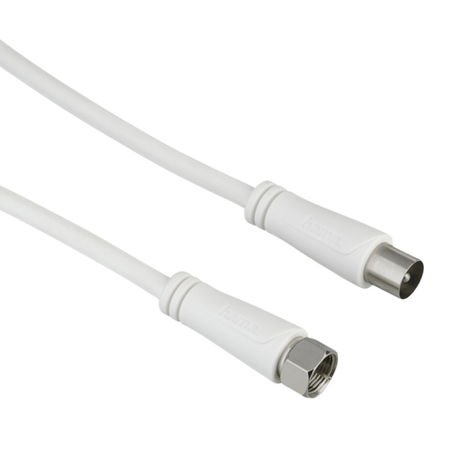 Product image: Hama 00205294 coaxial cable 1.5 m F Coax White