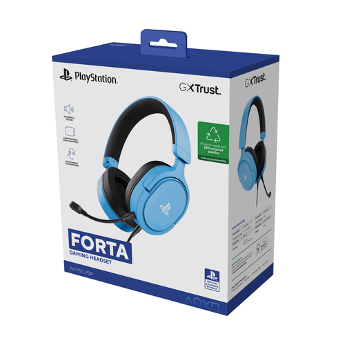 Trust GXT498B FORTA PS5 Headset Blauw, afbeelding 2