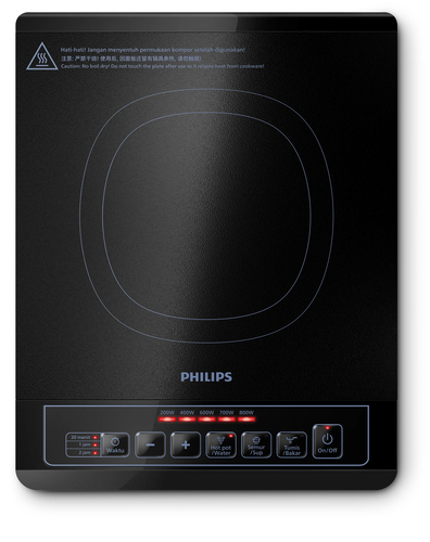 Philips 3000 series HD4902/33 hob Black Countertop – image 2