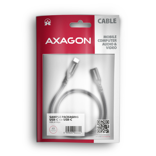 AXAGON BUCM32-CF10AB - USB-Verlngerungskabel - 24-pol USB-C auf 24-pol USB-C – Foto 8 von 8