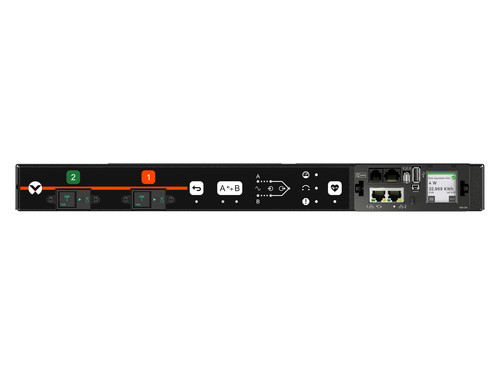 Vertiv Geist VA4G31A0 power distribution unit (PDU) 12 AC outlet(s) 1U Black – image 1