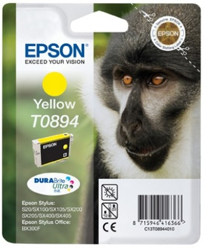 Epson T0894 Ink Cartridge Yellow