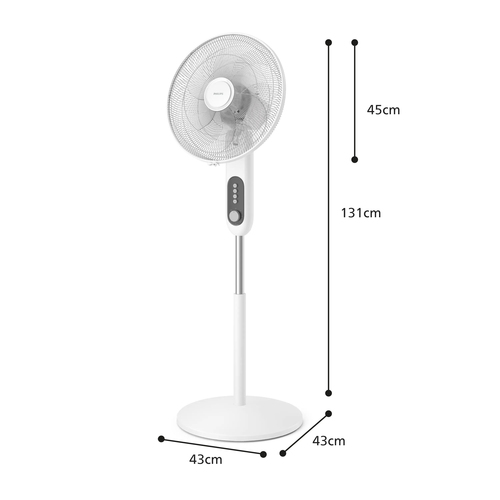 Philips 1000 series CX1220/00 household fan Grey – image 2
