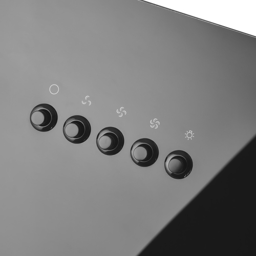 CDA SCAG60BL cooker hood Wall-mounted Black 300 m³/h – image 9