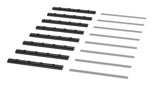 APC Straight Connector x8 Black