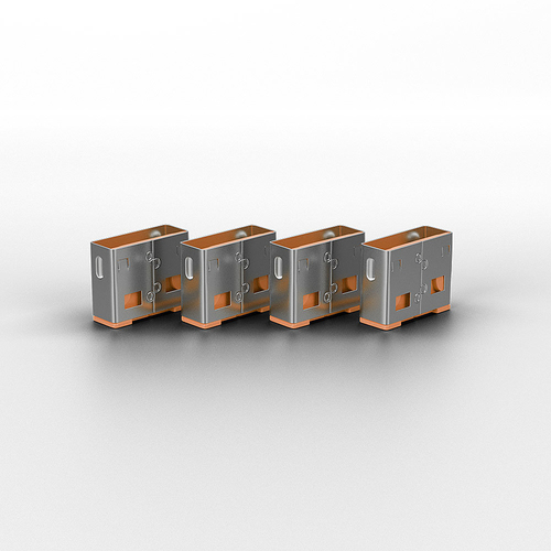 Lindy 40463 bloqueador de puerto USB tipo A Naranja Acrilonitrilo butadieno estireno (ABS) 10 pieza(s)