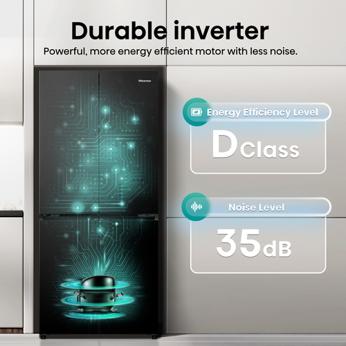 Hisense RQ5P470SAFD side-by-side refrigerator Freestanding – image 9