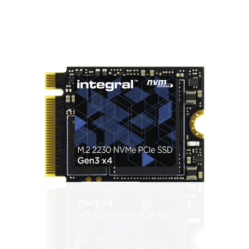 Integral 256GB SSD M.2 2230 NVME 1.3 PCIe Gen3 x4 R-3000MB/s W-1200MB/s TBW 180 (single-sided chips) – image 1