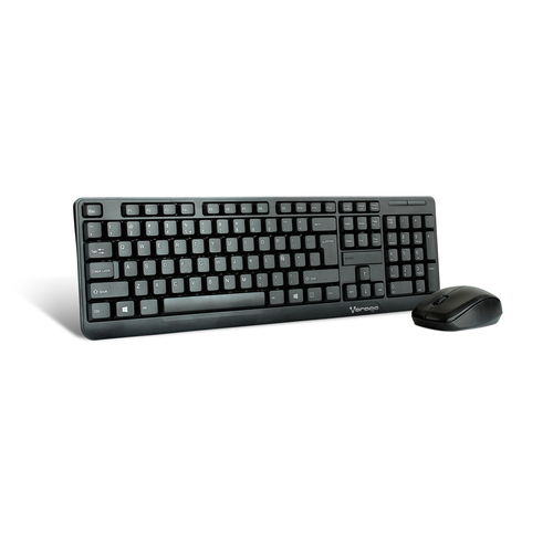 Kit De Teclado Y Mouse VORAGO - KIT TECLADO Y MOUSE VORAGO KM-302 INALAMBRICO NEGRO - Km-302