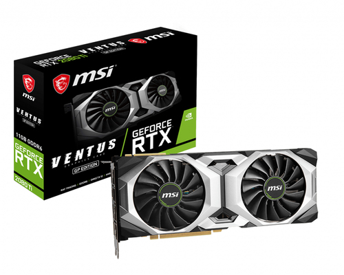 MSI VENTUS RTX 2080 TI GP видеокарта NVIDIA GeForce RTX 2080 Ti 11 GB GDDR6