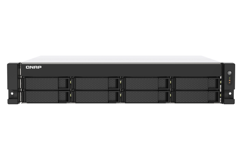QNAP TS-873AU NAS Стойка (2U) Ryzen Embedded V1500B 4 GB DDR4 128 TB Жесткий диск QNAP Turbo System Черный
