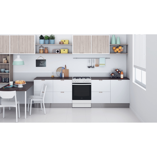 Indesit IS67G1PMW/UK cooker Freestanding cooker Gas White – image 4