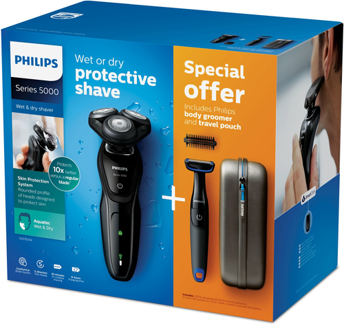 Philips SHAVER Series 5000 Wet and dry electric shaver S5079/64 – image 2