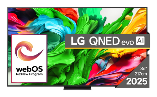 LG QNED 86QNED86A3A TV 2.18 m (86") 4K Ultra HD Smart TV Wi-Fi Black