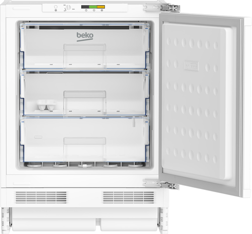 Beko BSF4682 Integrated Under Counter Freezer with Fixed Door Hinge Kit - E Rated, White - image 4