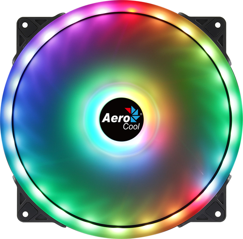 Aerocool Duo 20 Корпус компьютера Вентилятор 20 cm Черный