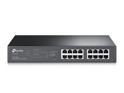 TP-LINK Switch TL-SG1016PE 16xGBit 19" (8x PoE+ / 110W)