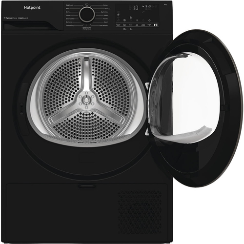 Hotpoint FabricCare C Hsd 82M BB UK 8Kg Heat Pump Tumble Dryer - Black - A+ Rated, Black - image 3