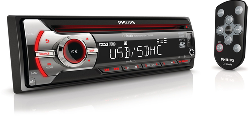 Philips CarStudio CEM2100/00 car media receiver Black – image 1